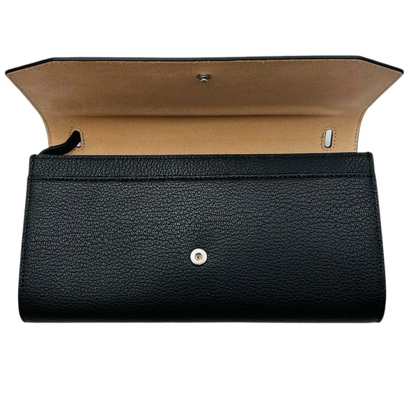 ORYANY Womens Leather Mandy Gift Set Crossbody & Removable Card Case Solid Black - Picture 6 of 15